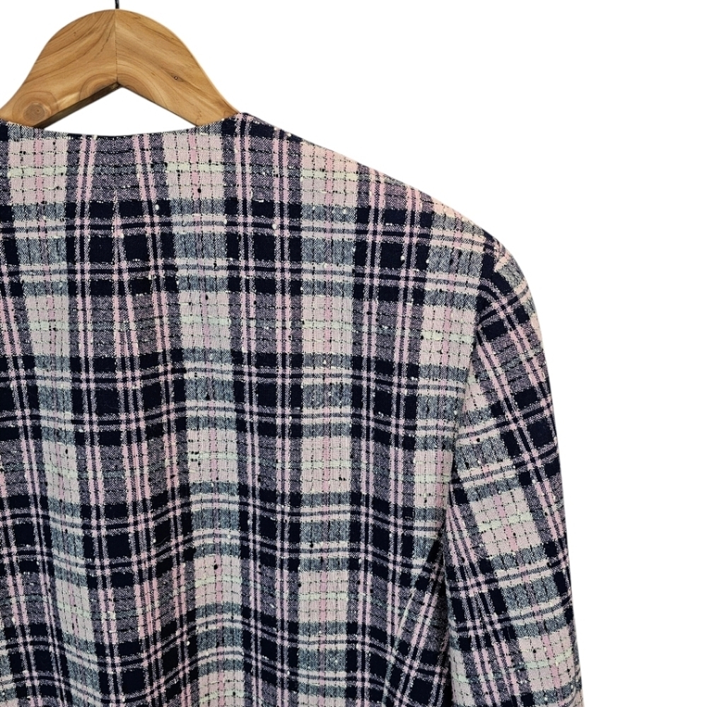 Pendleton Pure Wool Plaid Button Front Blazer Wom… - image 8